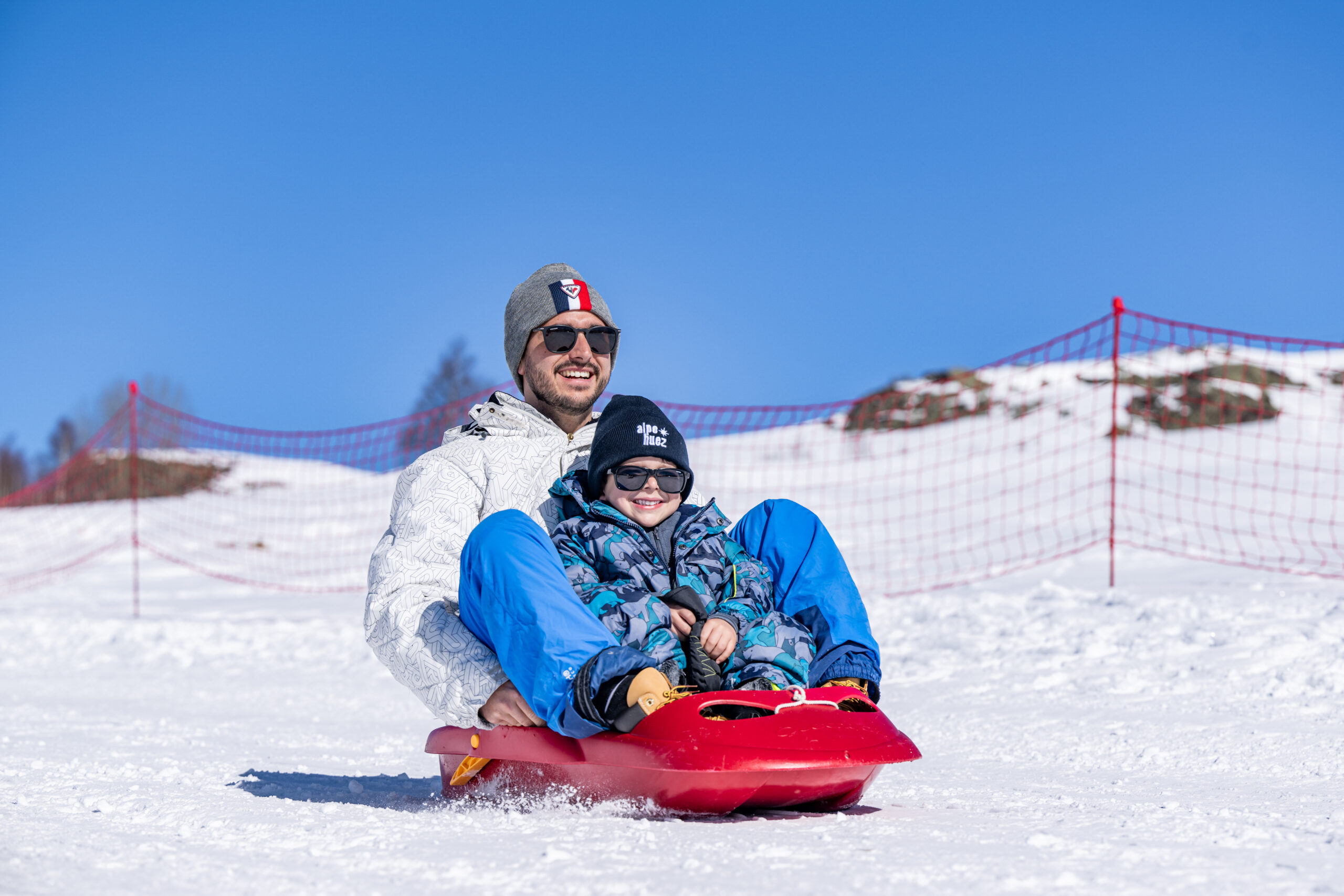 Luge famille Alpe d'huez