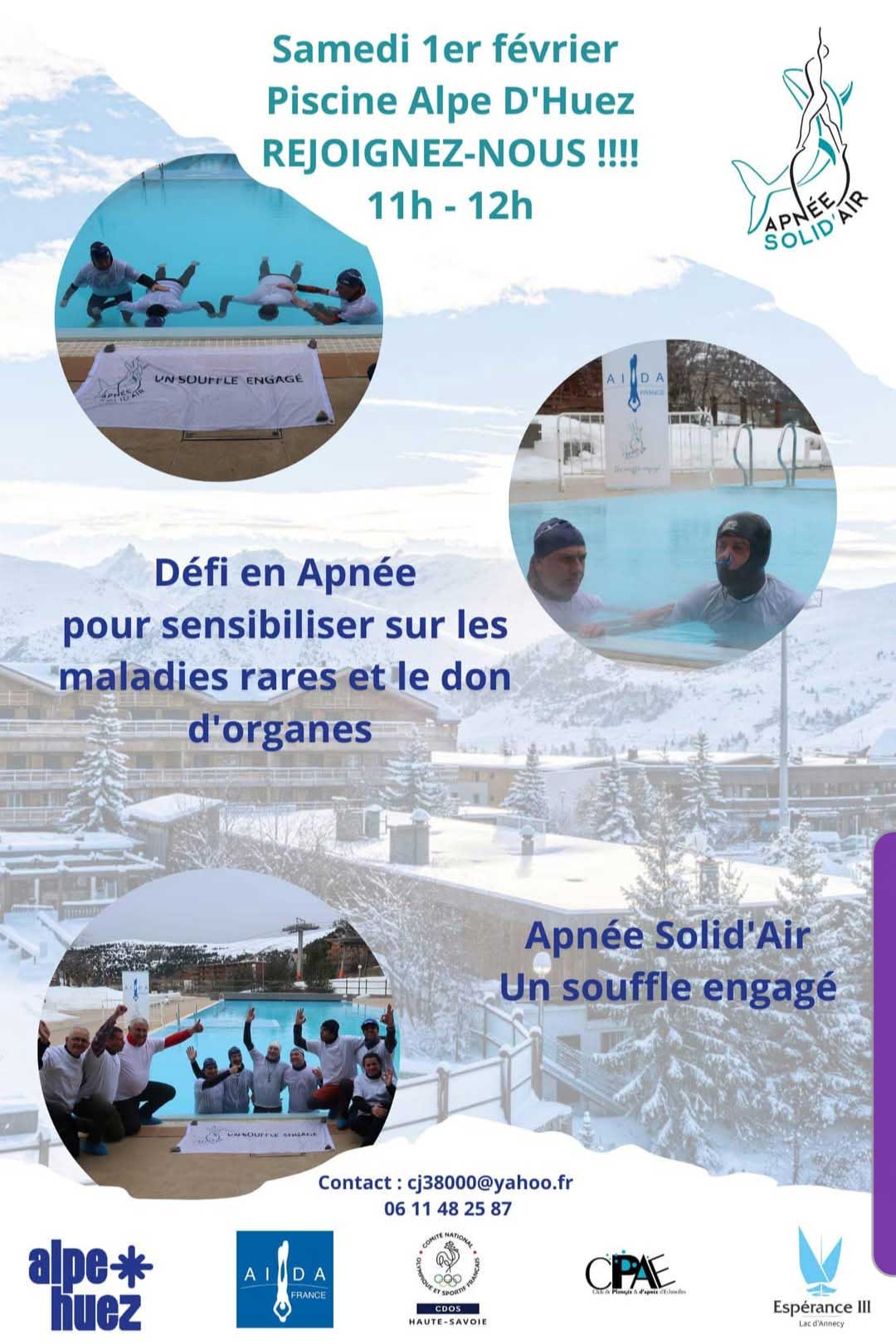 Le défi d’Apnée Solid’air_Alpe d'Huez