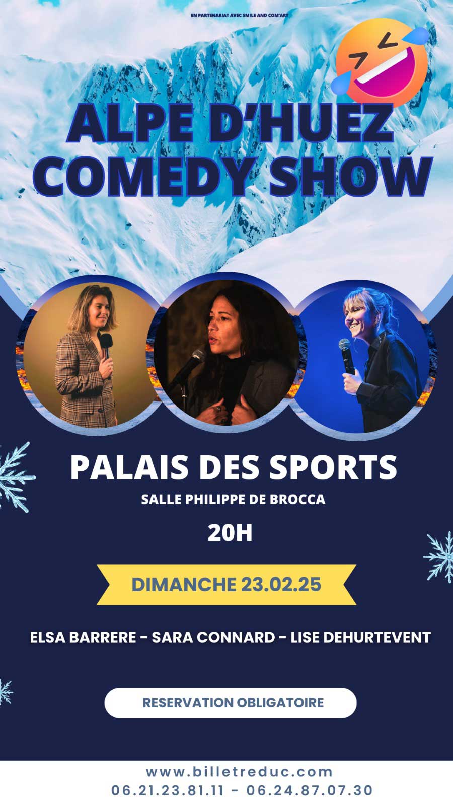 3ème édition 2025 de Alpe d'Huez Comedy Show